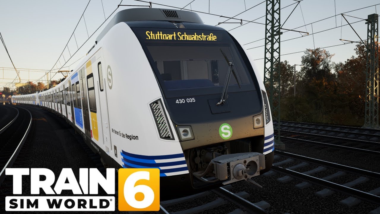 Mit der S-Bahn nach Stuttgart Hbf Tief! | Train Sim World 6 | S6 (BR430) | Stuttgart-Heilbronn #20