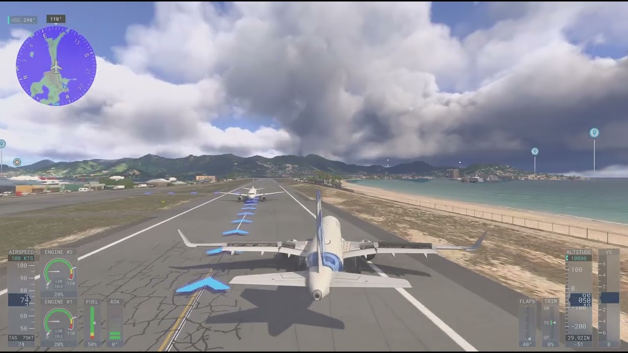 Microsoft Flight Simulator 2024 dirty landing