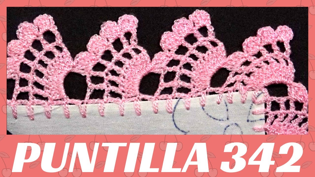Puntilla 342 | ABANICOS DE UNA SOLA VUELTA | Puntillas Maribel