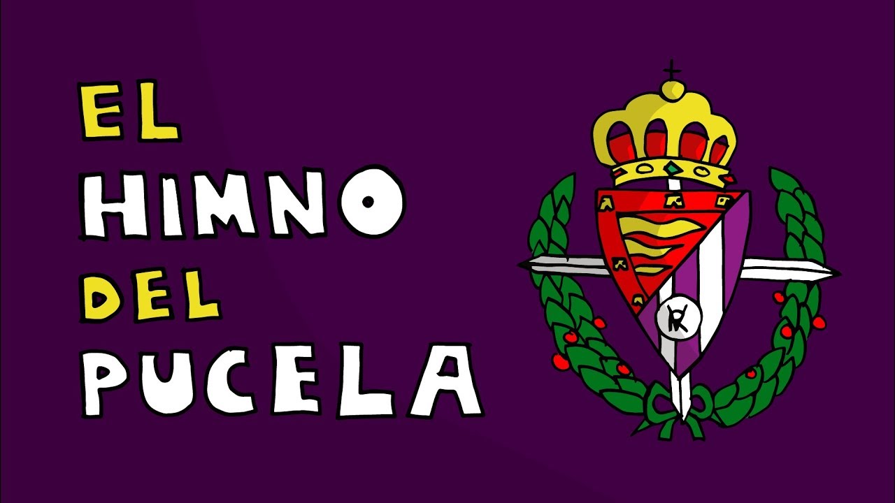 El Himno del Pucela (Real Valladolid) con dibujos y letra 💜⚽