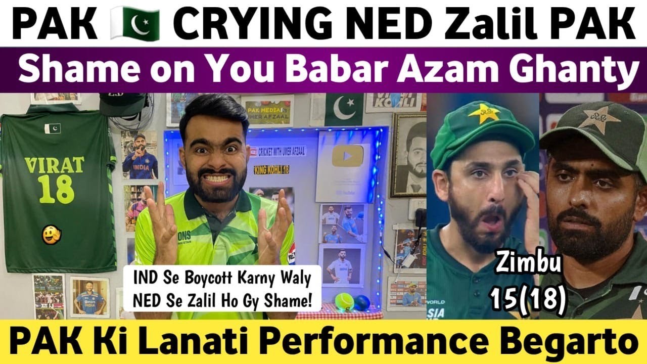 Pak Media Crying Netherlands Destroy Pak in T20 WC | Pak Vs Ned T20 WC Match 2026 | Babar 15(18) UFF