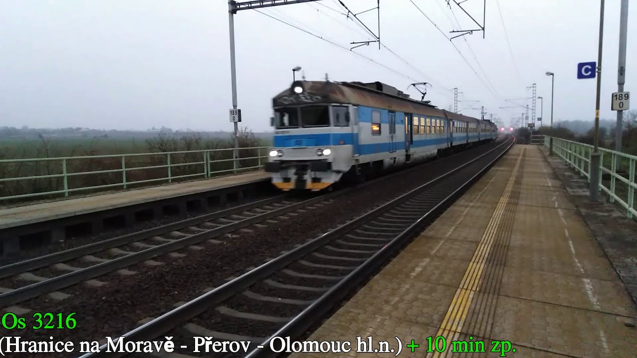 Vlaky Rokytnice u Přerova (26.11.2020)