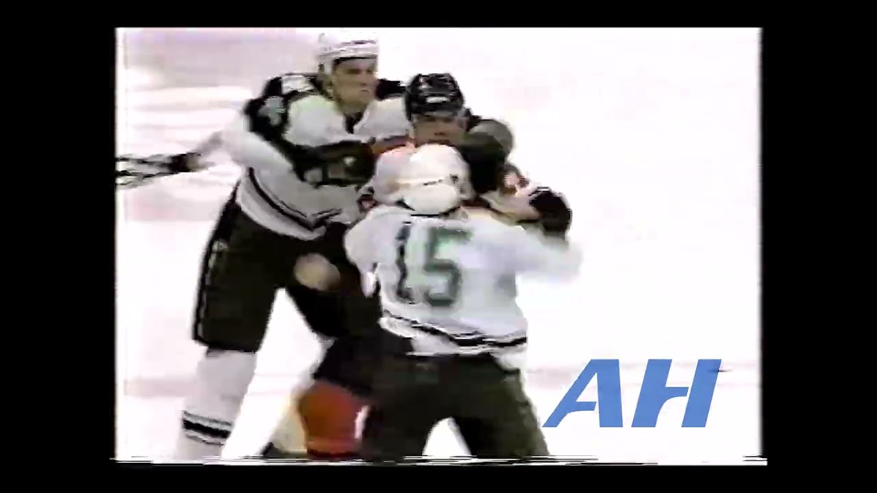 NHL Jan. 6, 1994 Dallas Stars v Philadelphia Flyers (R) Dave Gagner v Ryan McGill