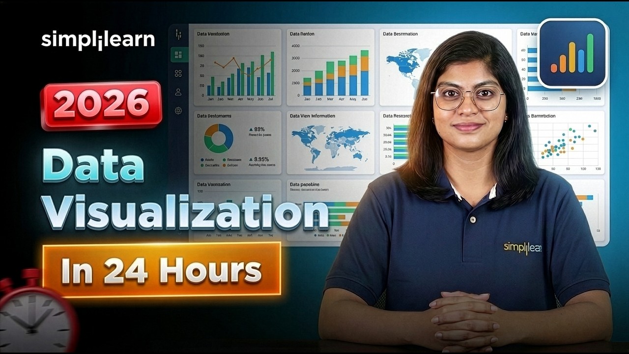 Data Visualization Full Course 2026 [FREE] | Data Visualization Tutorial For Beginners | Simplilearn