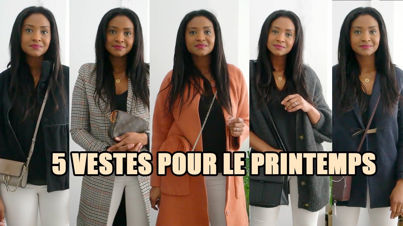 5 vestes &agrave; adopter pour le printemps