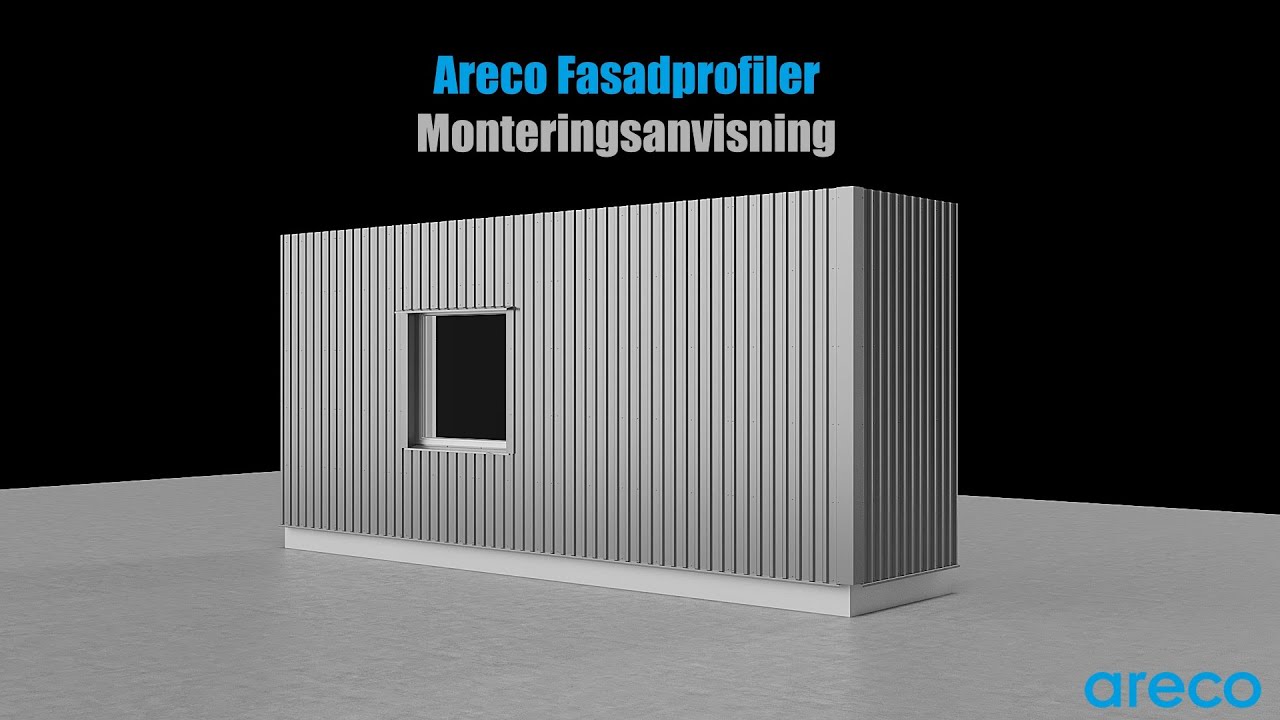 Areco Fasadprofiler Monteringsanvisning