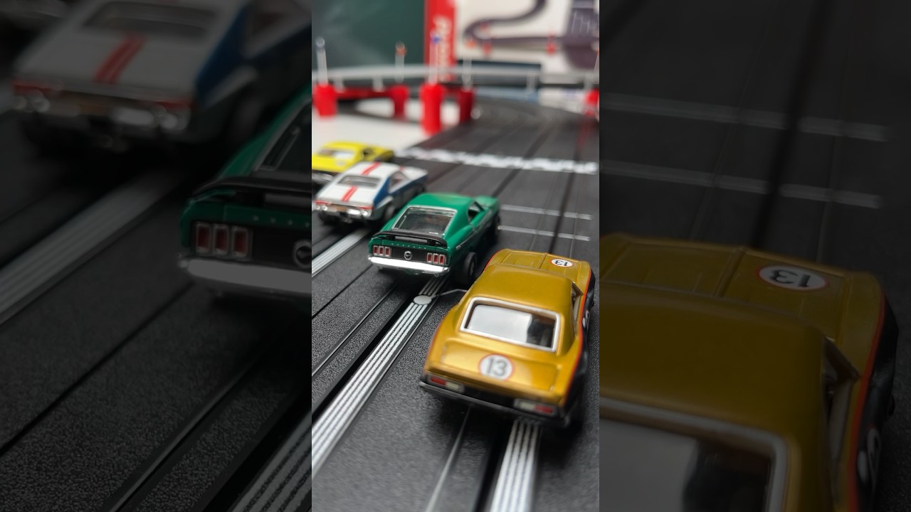Slot car race set &ldquo;Rally 4+4&rdquo; by AutoWorld. Part 2. #slotcar #autoworld #autoworldslotcars