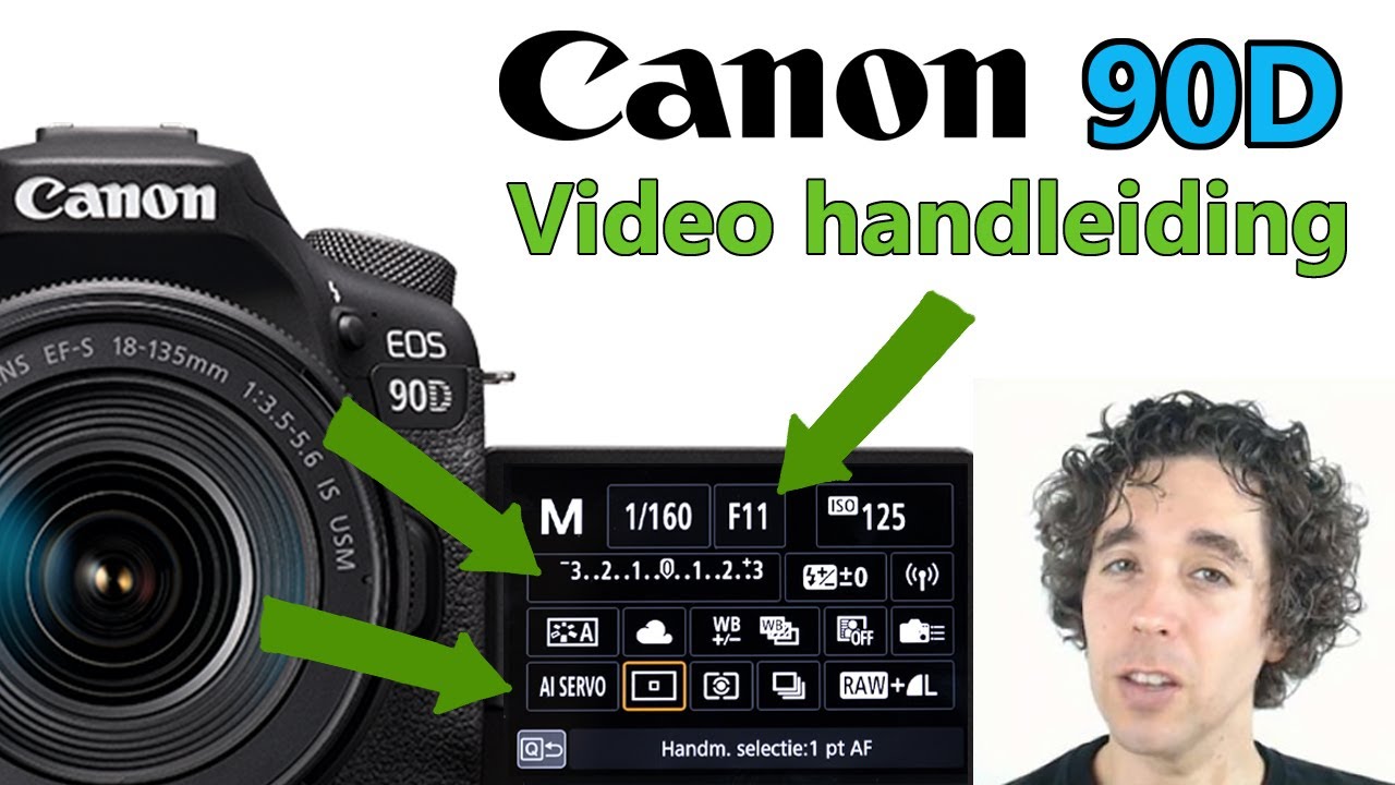 Canon EOS 90D Handleiding: Menu, functies & Knoppen