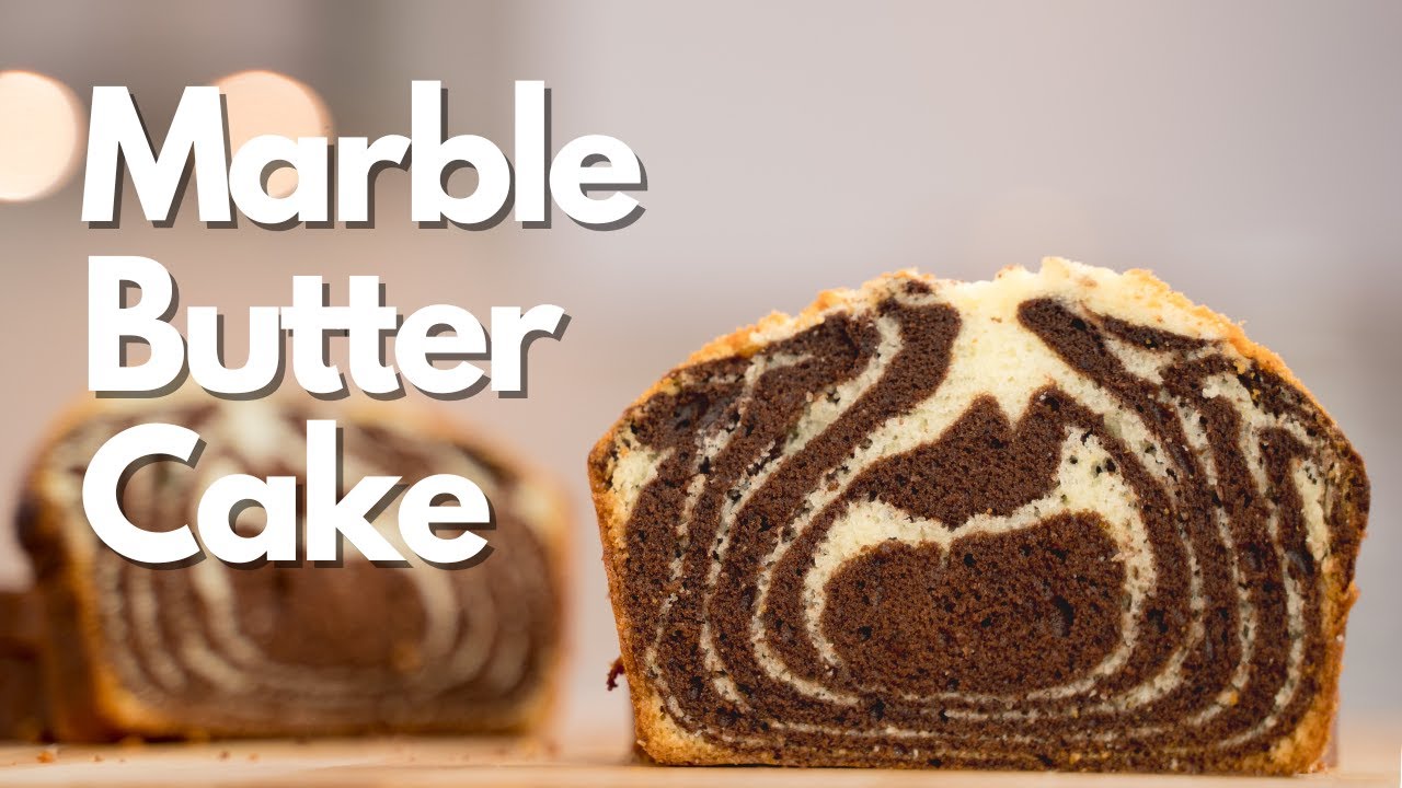Super SOFT Cake ! | How to make Marble Butter Cake