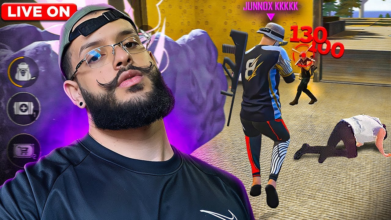 DOMINGOOU! O MAIS FOCADO ESTÁ ONLINE 🔴 DESAFIANTE CO O CHAT 🔥 FREEFIRE AO VIVO 🔥 JUNNOX FF