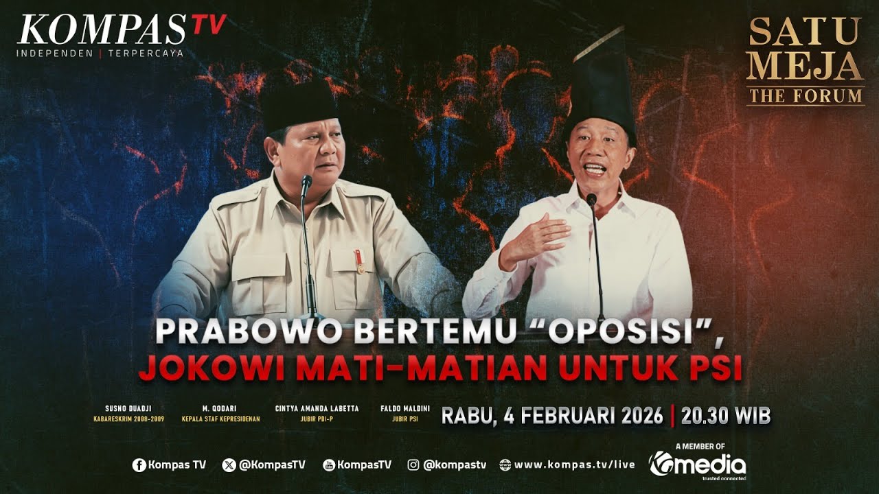 Prabowo Bertemu Oposisi, Jokowi Mati-matian Untuk PSI | SATU MEJA