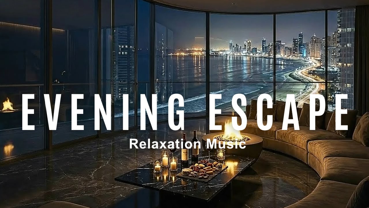 Soulful Night Jazz & R&B | City Skyline Calm for Late Nights