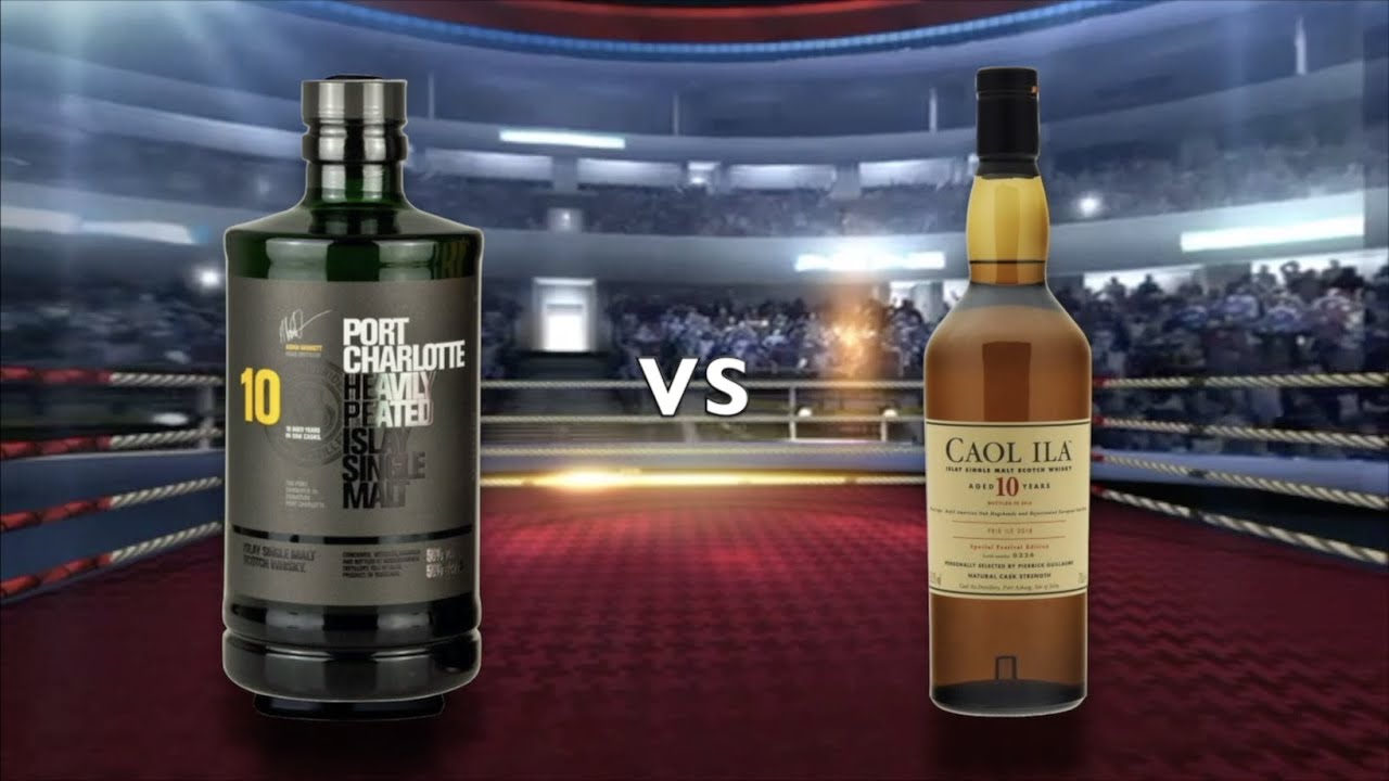 Bruichladdich Port Charlotte 10 Year Old Vs  Caol Ila 10 Year Old (Round 3)