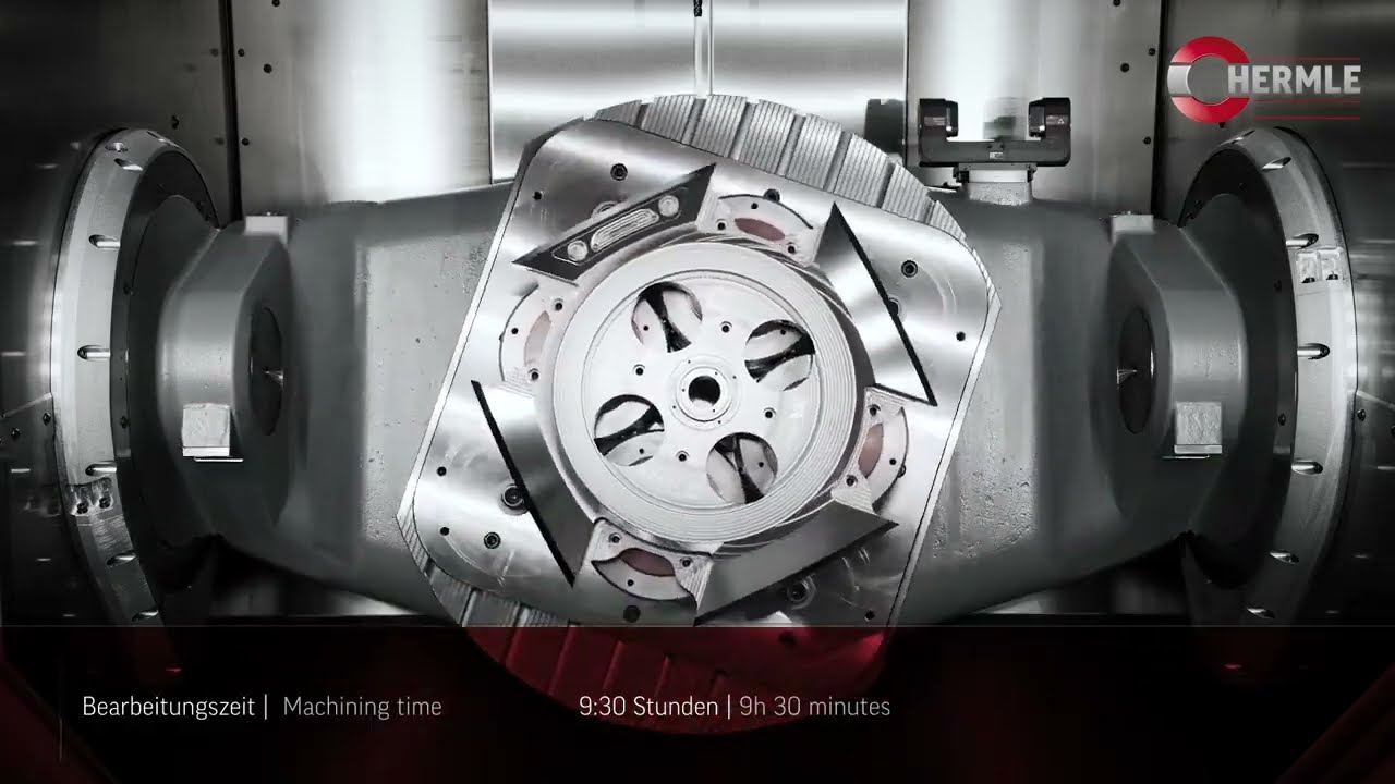 5-Axis Turn Table Machining - Hermle C 42 U