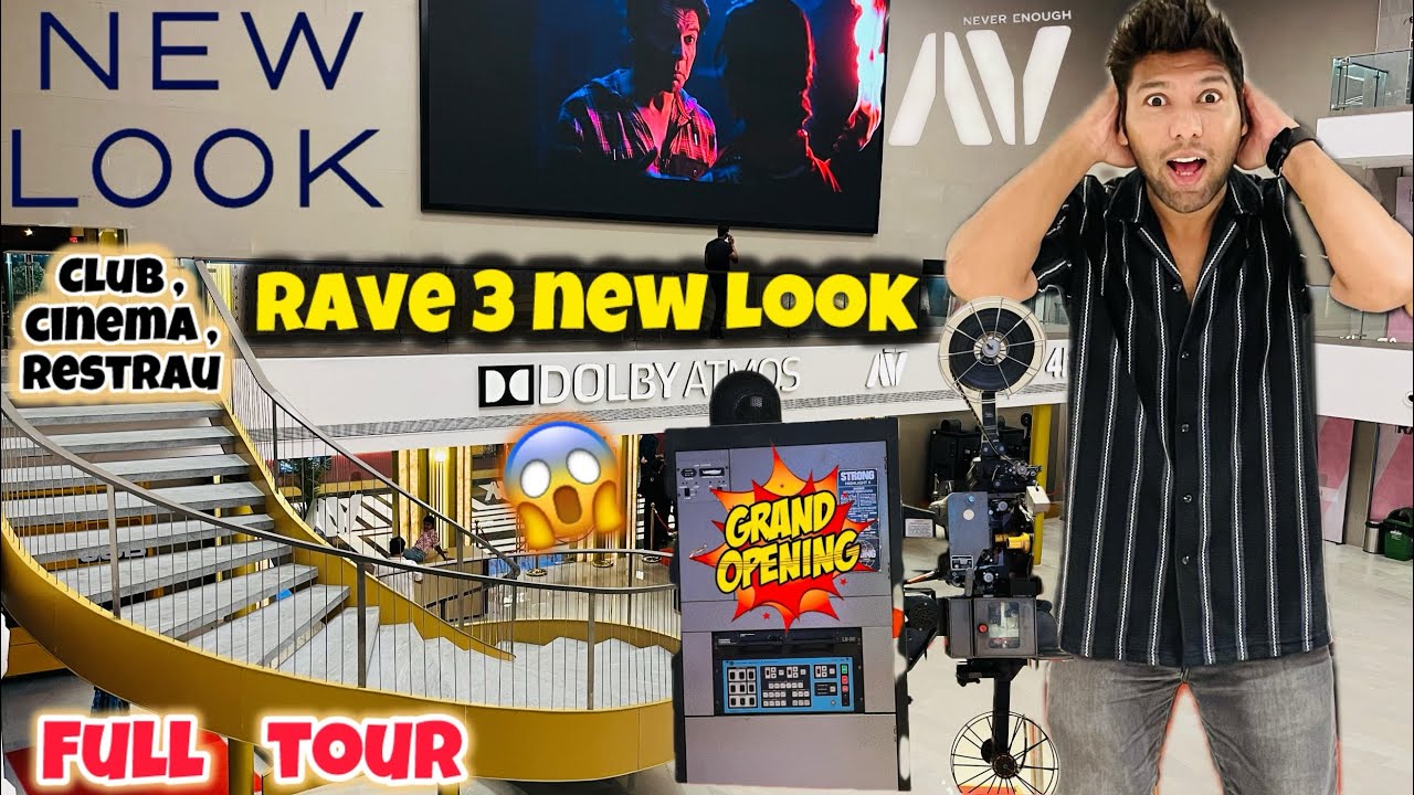 Finally RAVE 3 Mall opened in Kanpur 🥳 | New Look | full tour of rave 3 mall 🤩 | Club,Restrau,Spa 😇