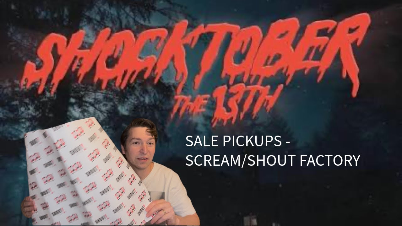 Shout and Scream Factory 13 Days of Halloween Pickups - 4K, Blu-Ray, Boutique, Double Feature, Slip