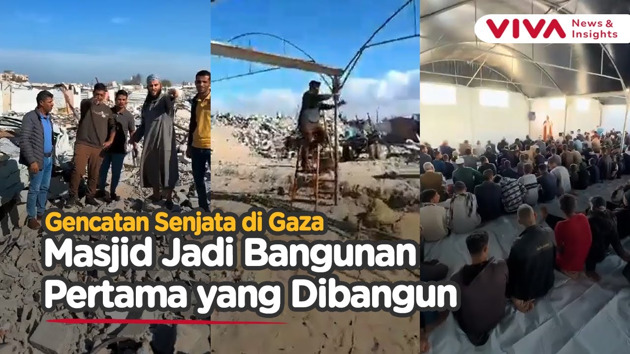 Abaikan Rumah yang Hancur, Warga Gaza Prioritaskan Bangun Masjid