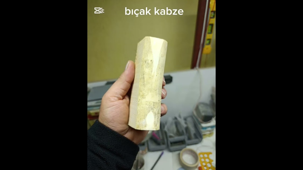 el yapımı bıçak kabze çalışmamız 