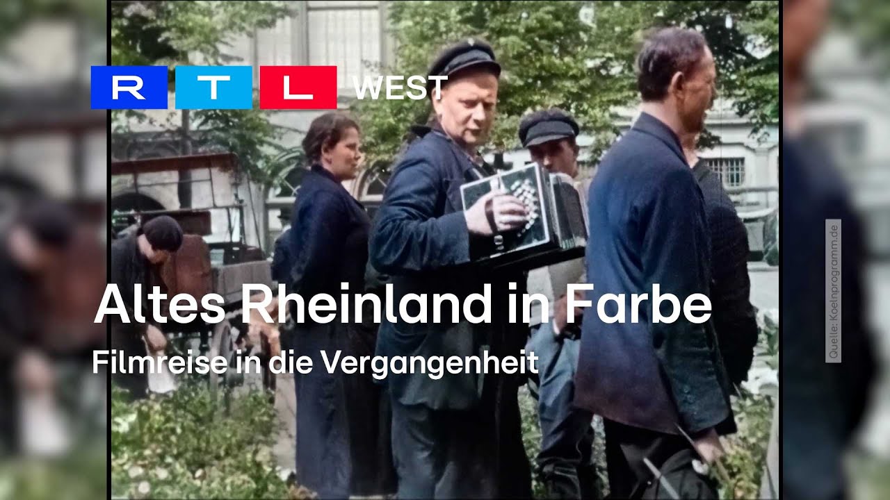 Altes Rheinland in Farbe: Filmreise in die Vergangenheit | RTL WEST, 05.01.2024