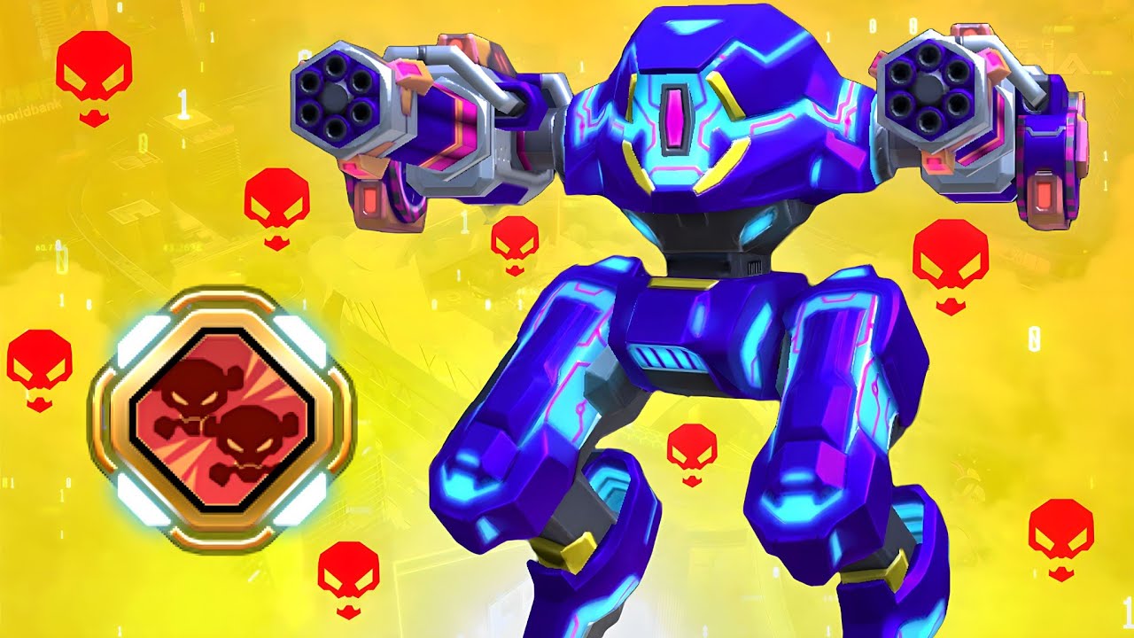 Guardian with Minigun 16 - Monster Kill -  Mech Arena