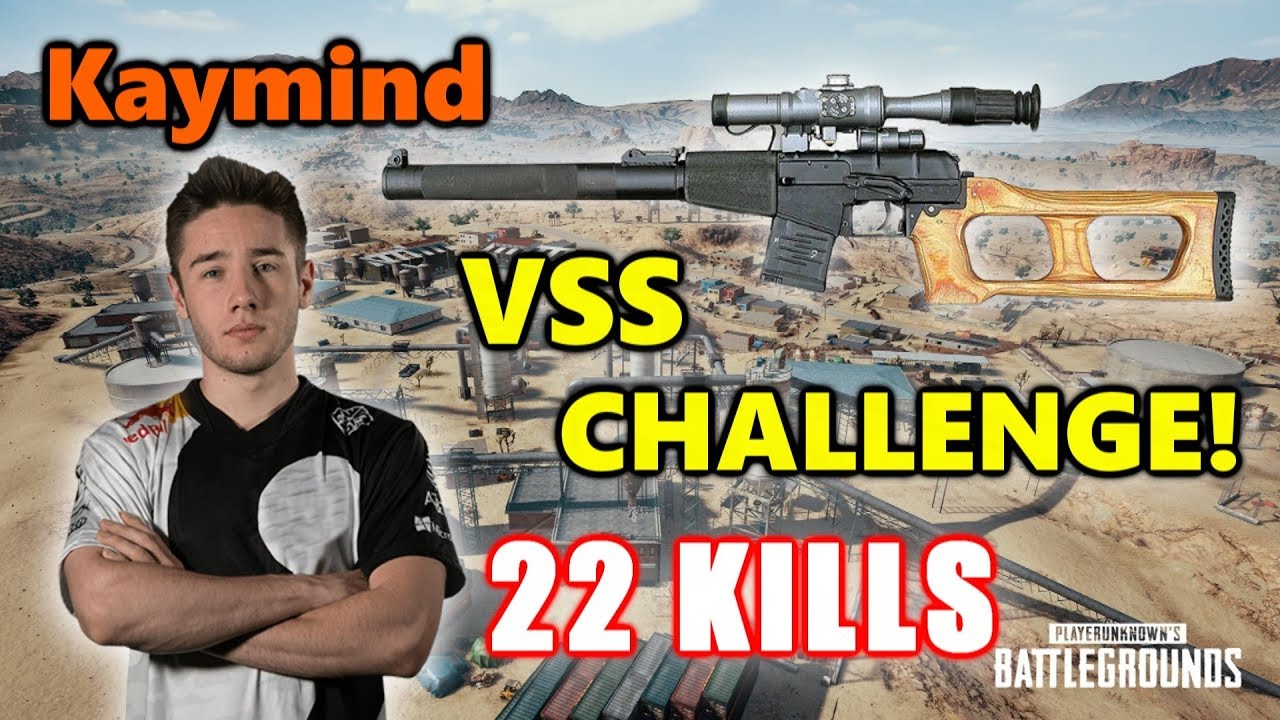 Kaymind - 22 KILLS - VSS CHALLENGE! - SOLO - PUBG