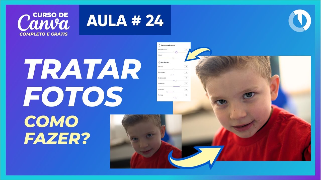 Como tratar foto no canva de modo fácil (Curso Grátis de Canva)