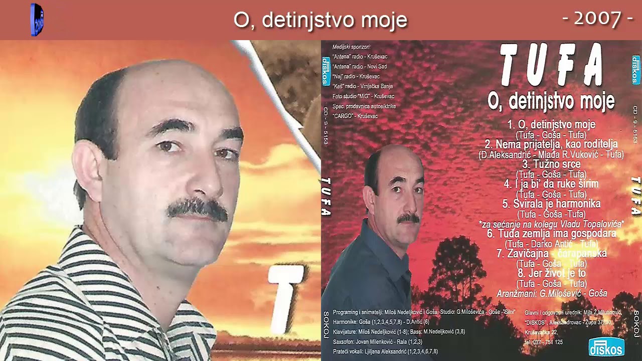 Dobrica Tufegdzic Tufa - O, detinjstvo moje - (Audio 2007)