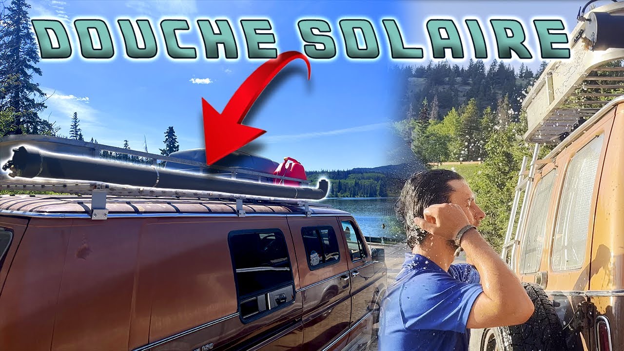 FABRIQUER  DOUCHE SOLAIRE RAPIDEMENT !🚿