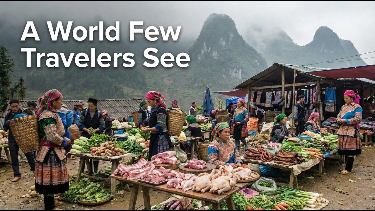 Как люди живут в таком месте? — Рынок Син Чэн на китайско-вьетнамской границе.