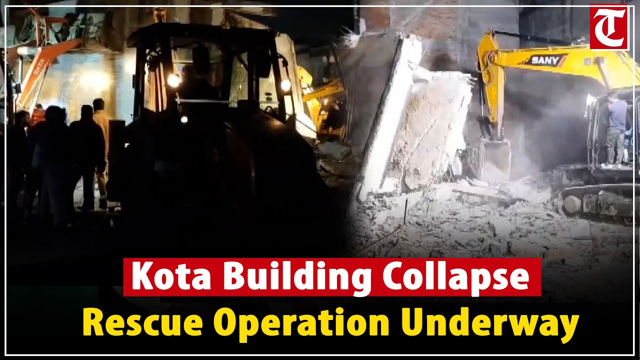Kota Building Collapse: Two Dead, Several Injured, Rescue Ops On as Officials Probe Negligence