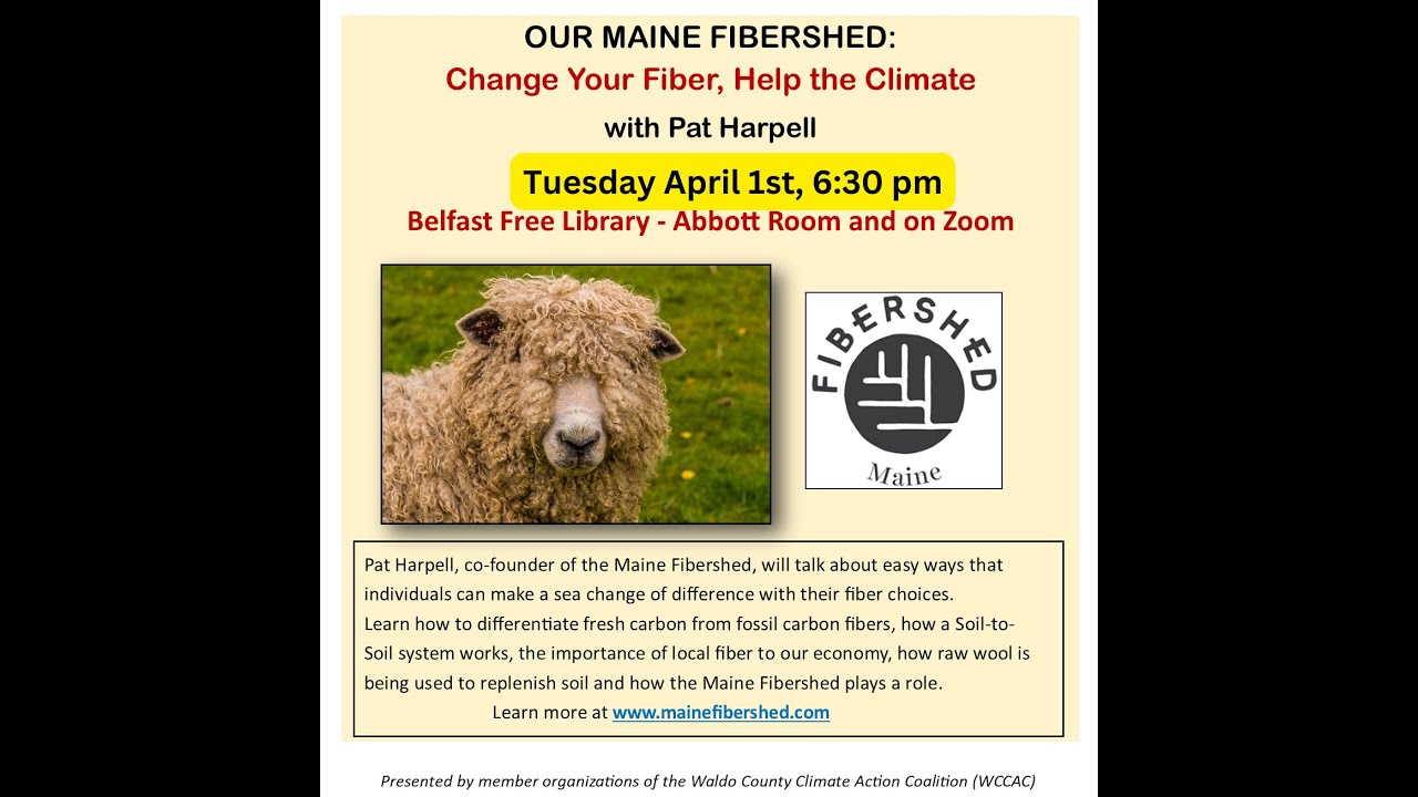 Our Maine Fibershed with Pat Harpell