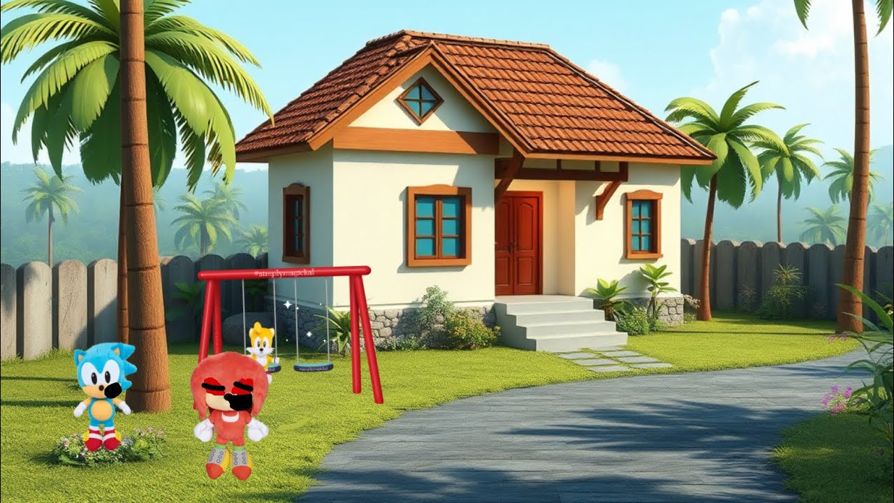 Sonic, tails, and knuckles Play outside - human edition