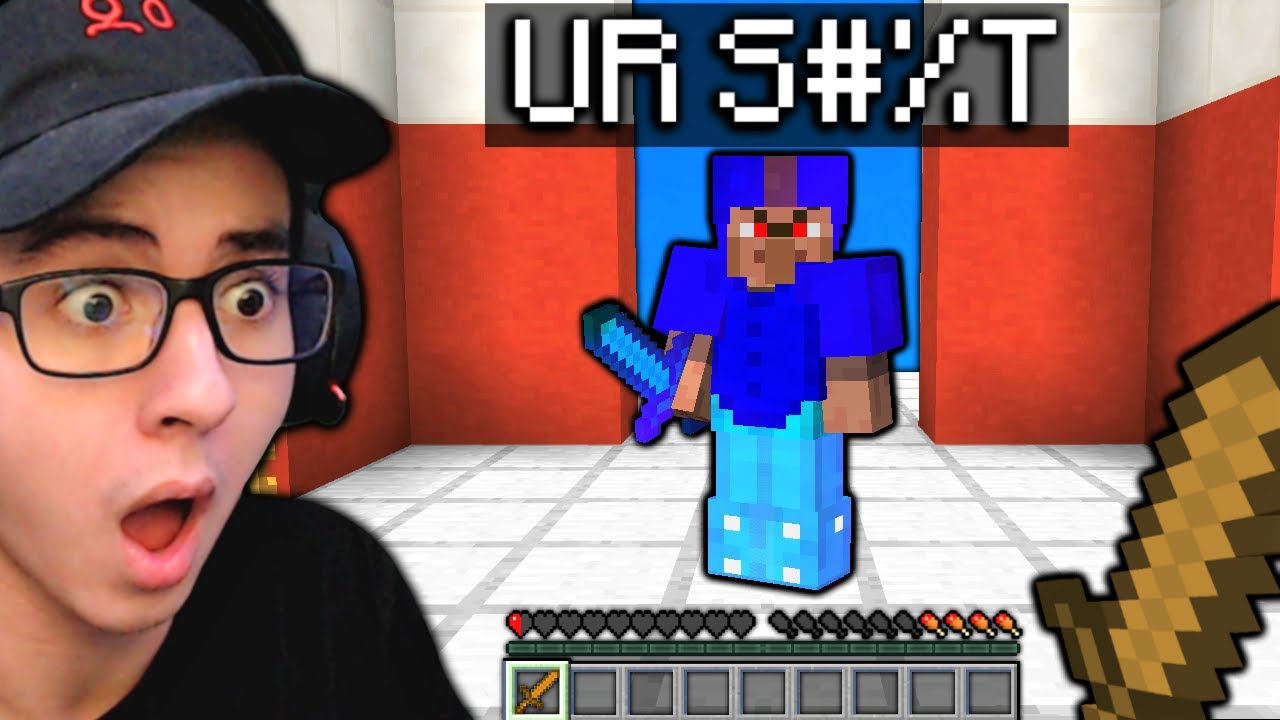 Я сразился с самым токсичным игроком в Minecraft Bedwars...
