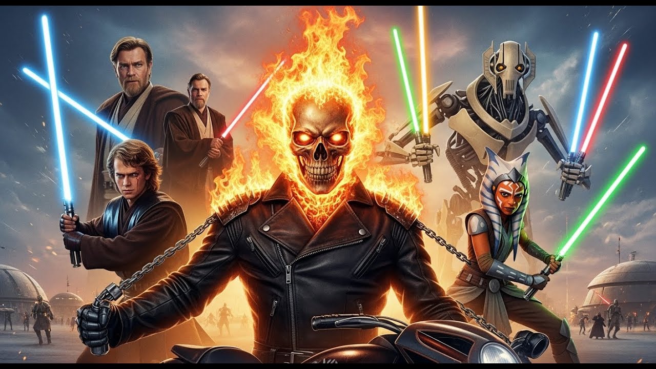 What If Ghost Rider Crossed Into the Star Wars Galaxy?