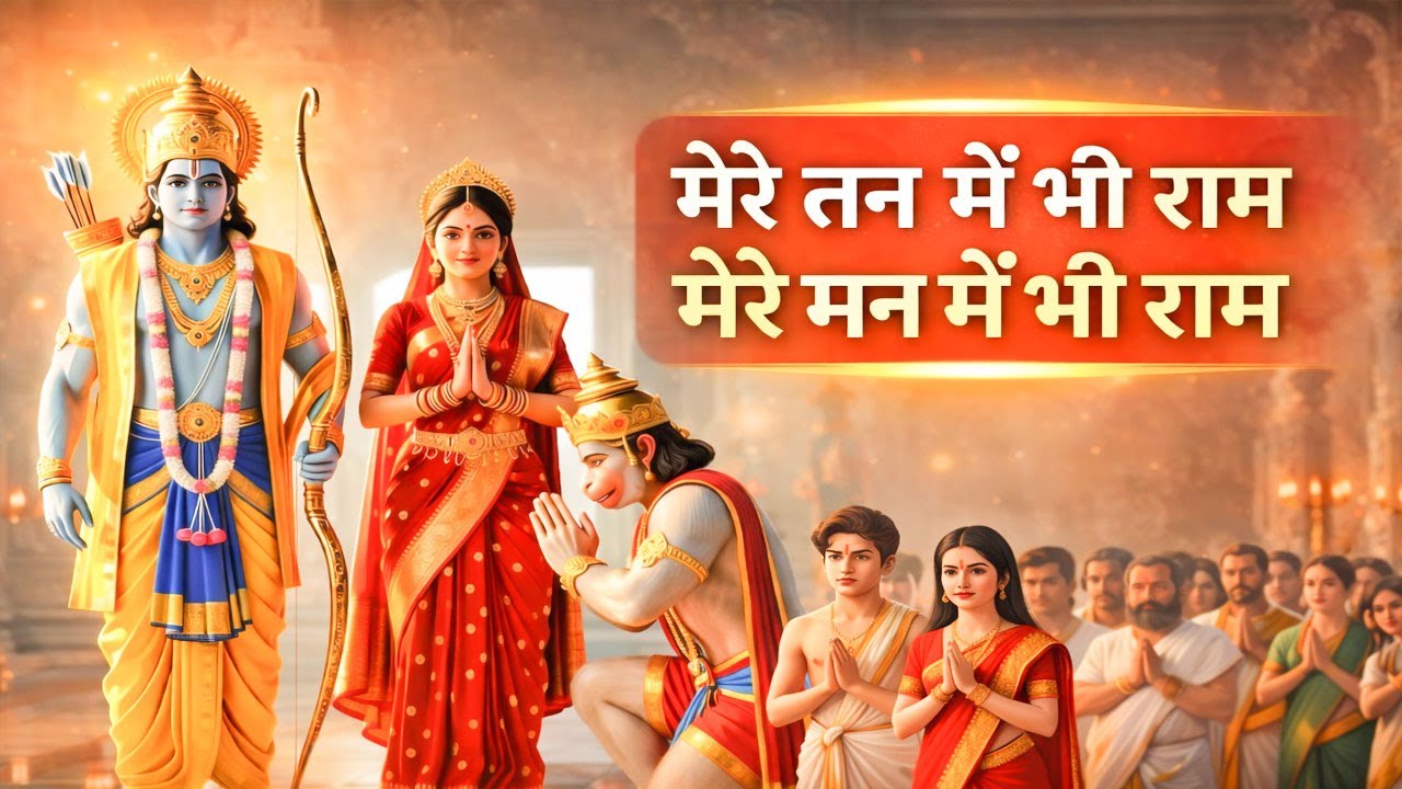 1 Hour Nonstop मेरे तन में भी राम मेरे मन में भी राम Ram Naam Jap Powerful Ram Bhajan
