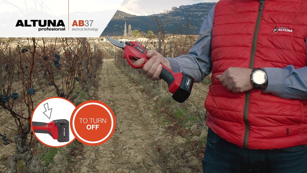 ALTUNA AB37 Cordless Electric Pruning Shears