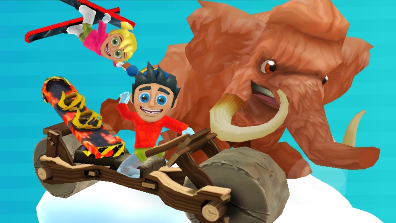 Ski Safari 2 New Update All Characters Unlock All World Map | Epic Endless Downhill Escapade