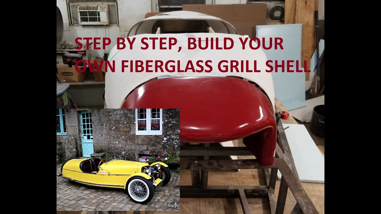 Step by Step Making a Morgan 3 wheeler grill shell Part 3
