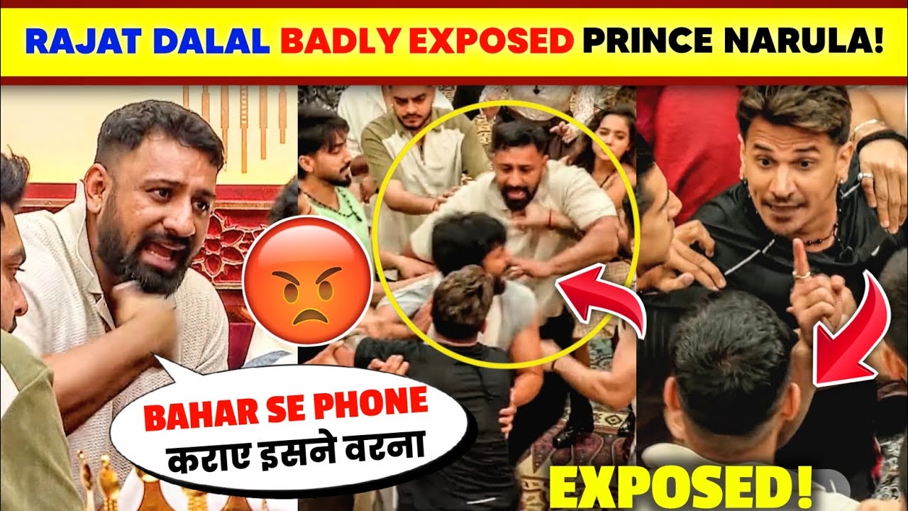 OMG!🤯 Rajat Dalal EXPOSED Prince Narula After Big Fight😡| Rajat Dalal Vs Prince Narula |Prince Fight
