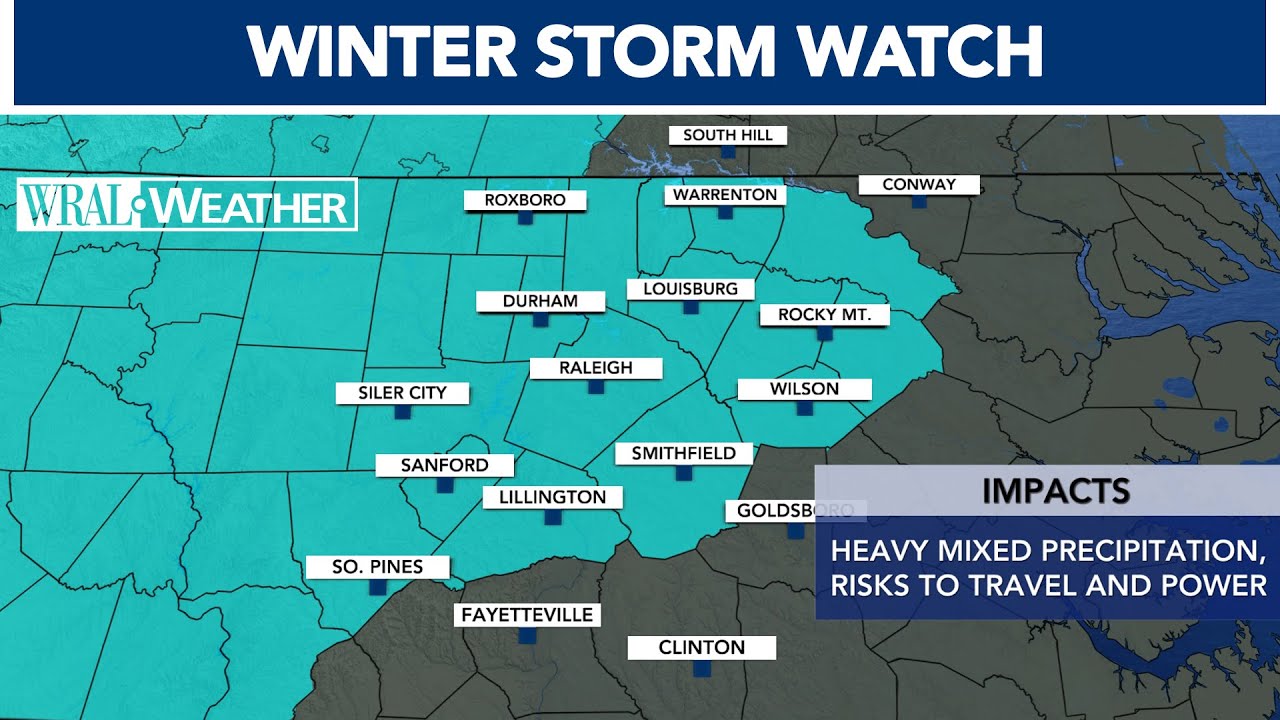 Weekend brings an icy mix for most of NC