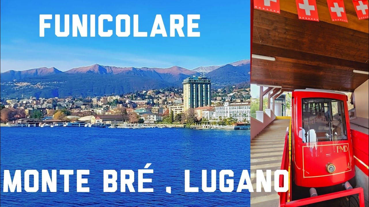 Фуникулер Монте-Бре. Фуникулер в Лугано, Швейцария 🇨🇭