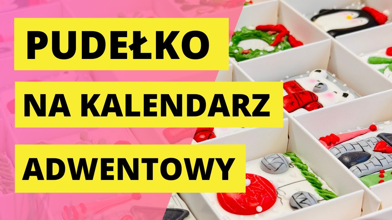 Jak złożyć pudełko do kalendarza adwentowego - piernikowego?
