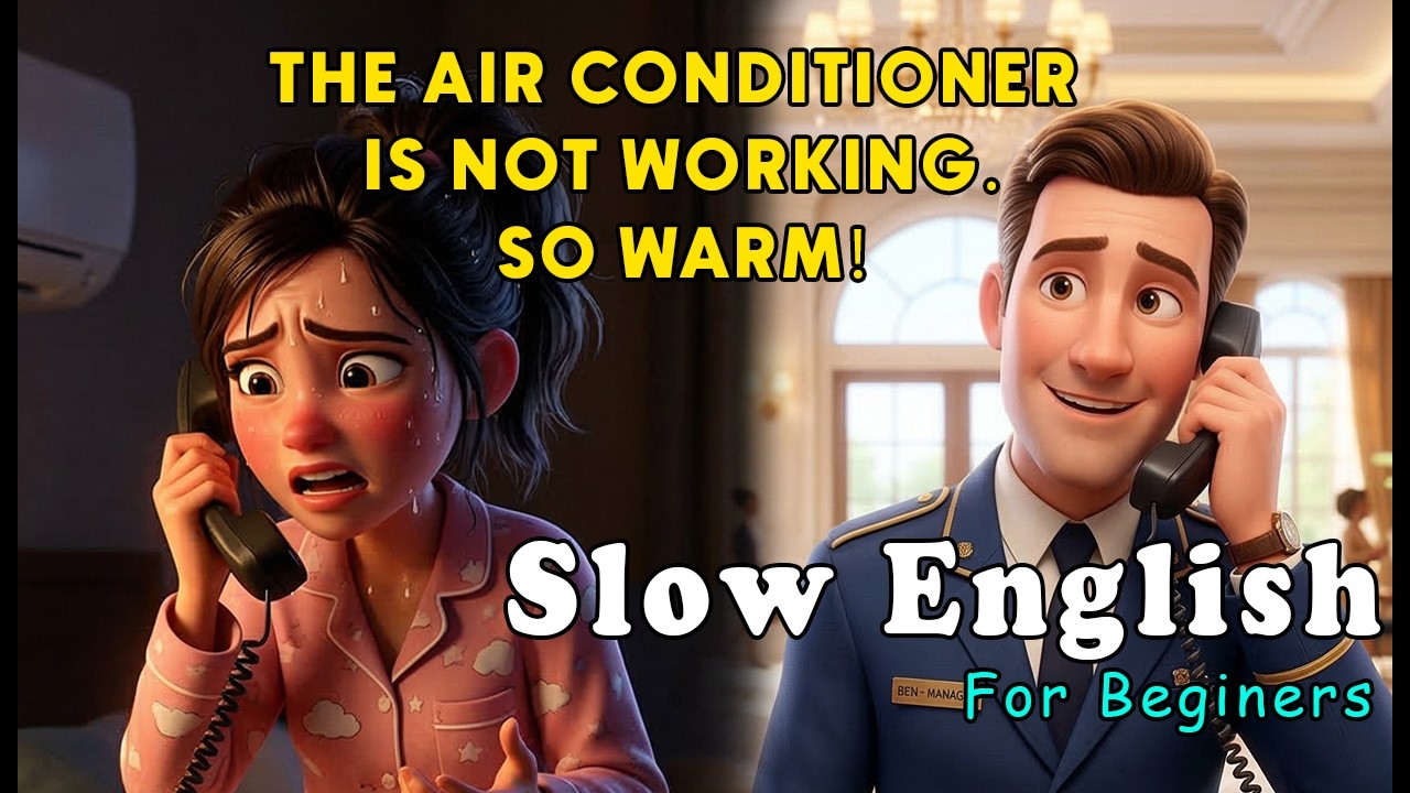 50+ Simple Real-Life Dialogues Part 2 - Hotel & Restaurant Basics - English for Beginners (A1-A2)