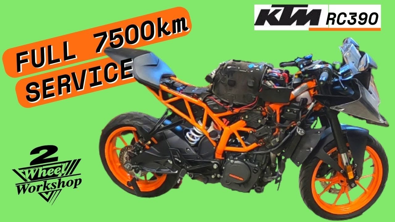 RC390 7500km Service