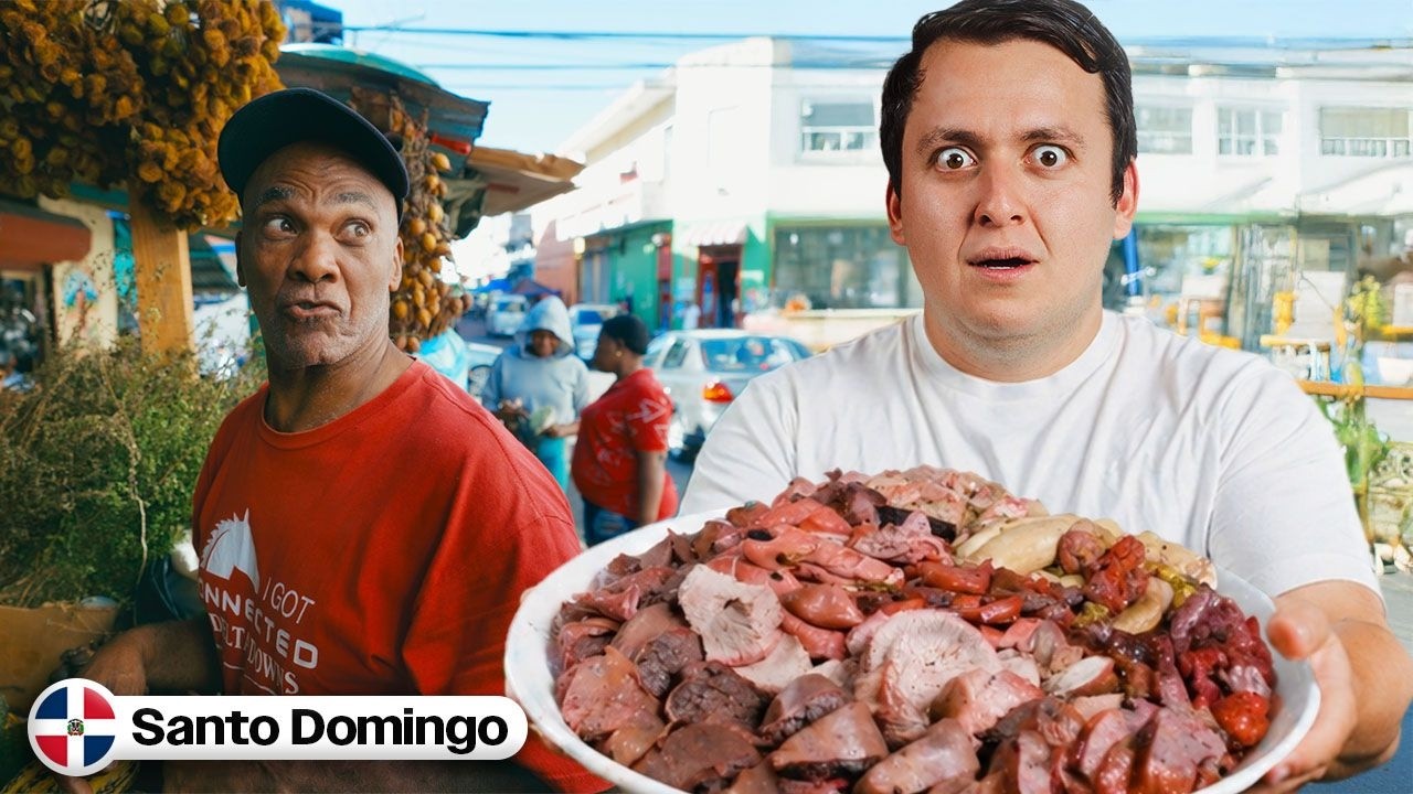 Comida callejera en REP&Uacute;BLICA DOMINICANA 🇩🇴 Comiendo en Santo Domingo