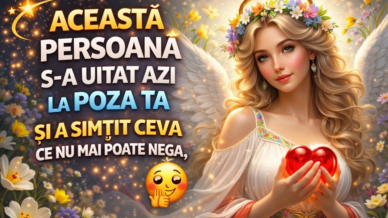 ACEASTĂ PERSOANĂ S-A UITAT AZI LA POZA TA ȘI A SIMȚIT CEVA CE NU MAI POATE NEGA