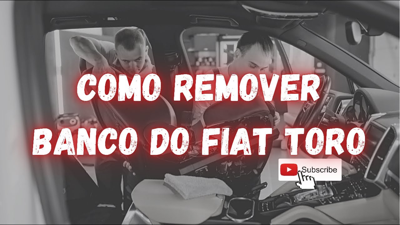 Como remover o banco do fiat Toro
