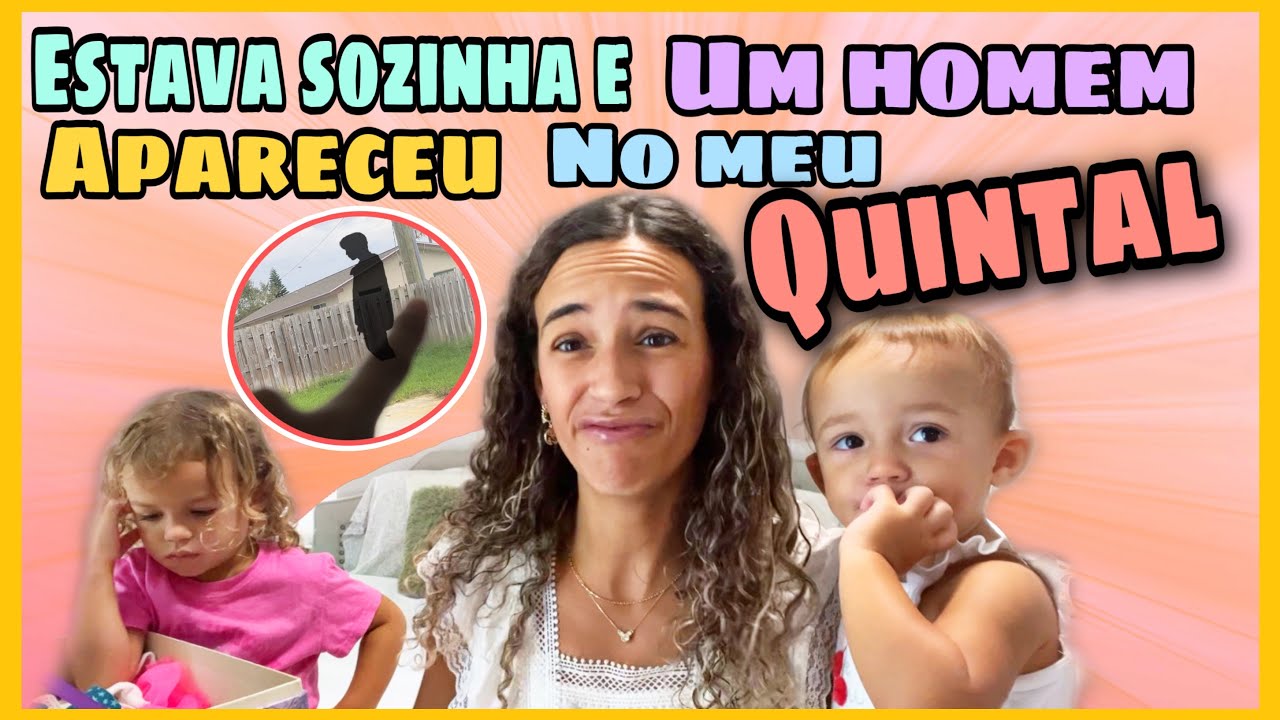 Rotina sem o Marido! Vi um homem no meu quintal no meio da noite!