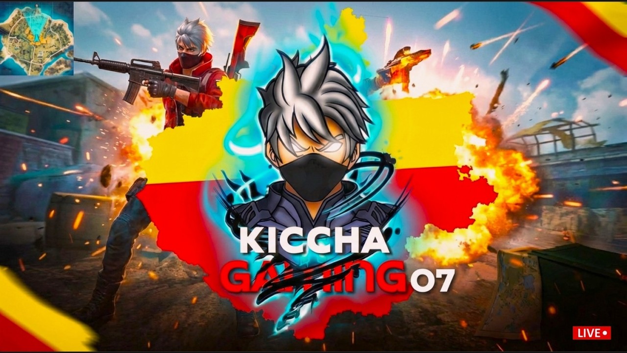 🛑 KANNADA FREE FIRE LIVE with KICCHA GAMING