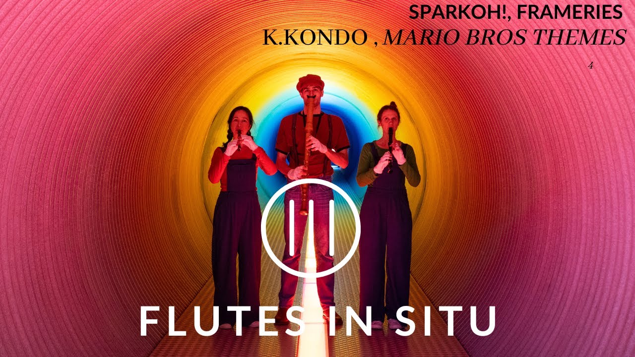 Mario Bros themes, K. Kondo. ( arr. for recorders). Flutes in situ (S2 E04). Sparkoh! 